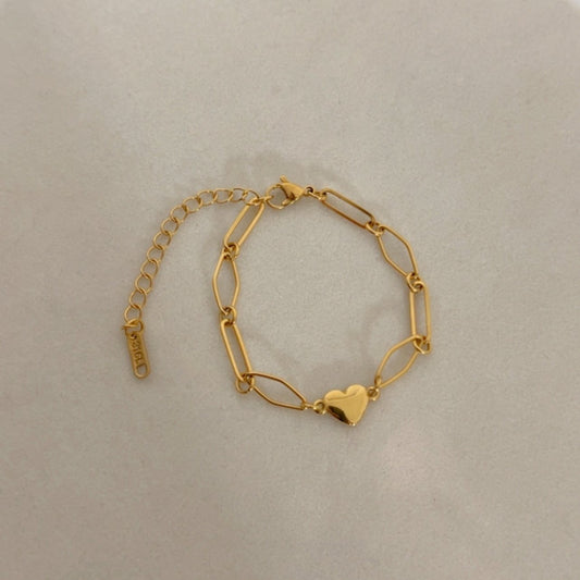 Heart Chain Bracelet