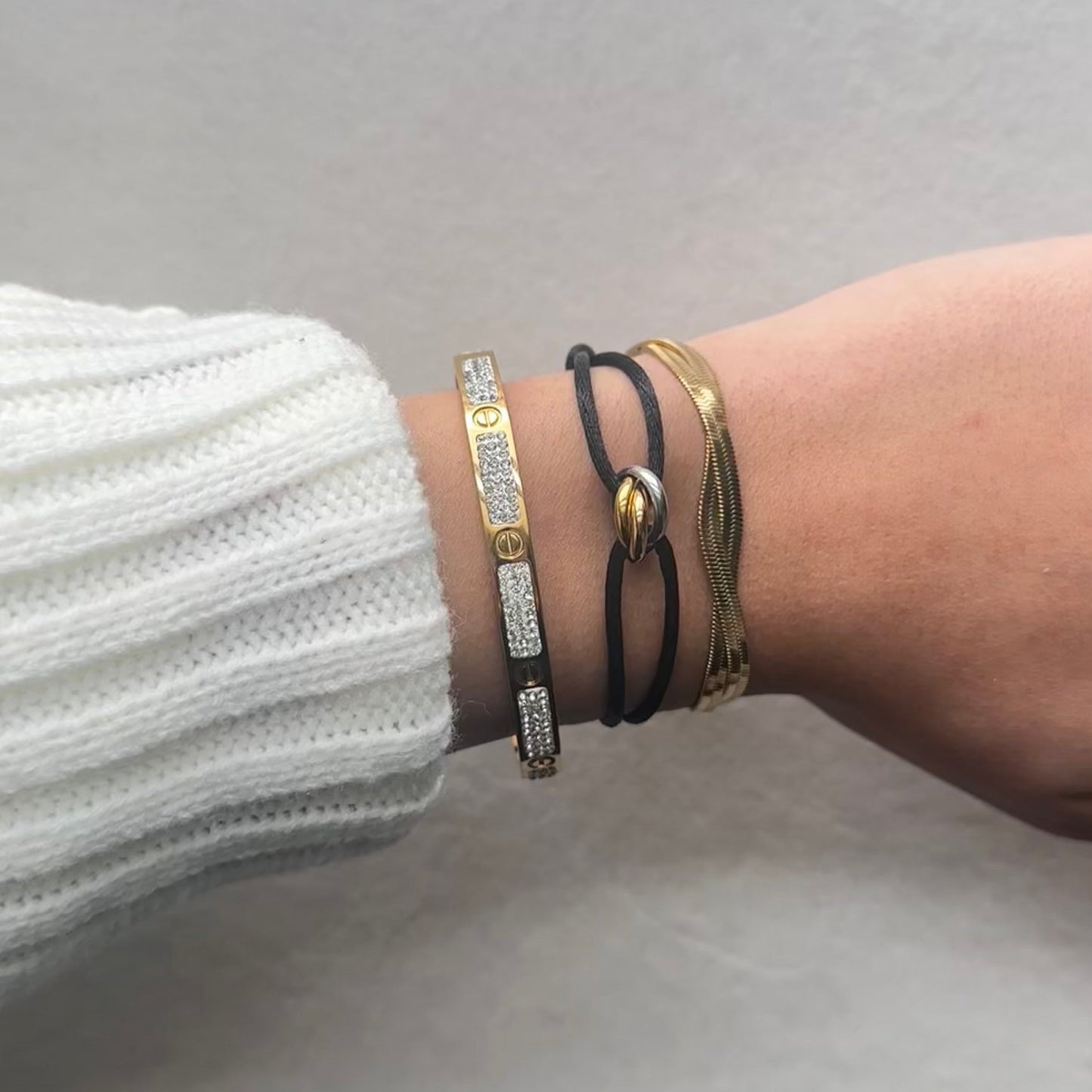 Classic Bangle Bracelet – Gold, Silver, Rose Gold