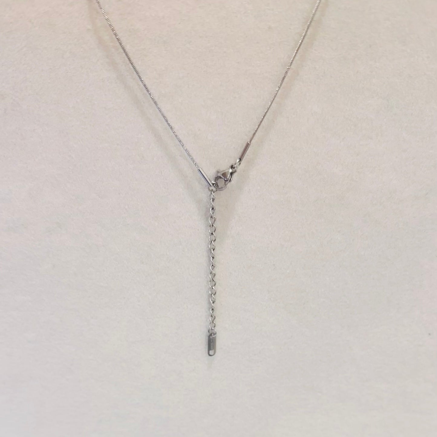 Stainless Steel Silver Necklaces  Heart and Padlock Designs Adjustable