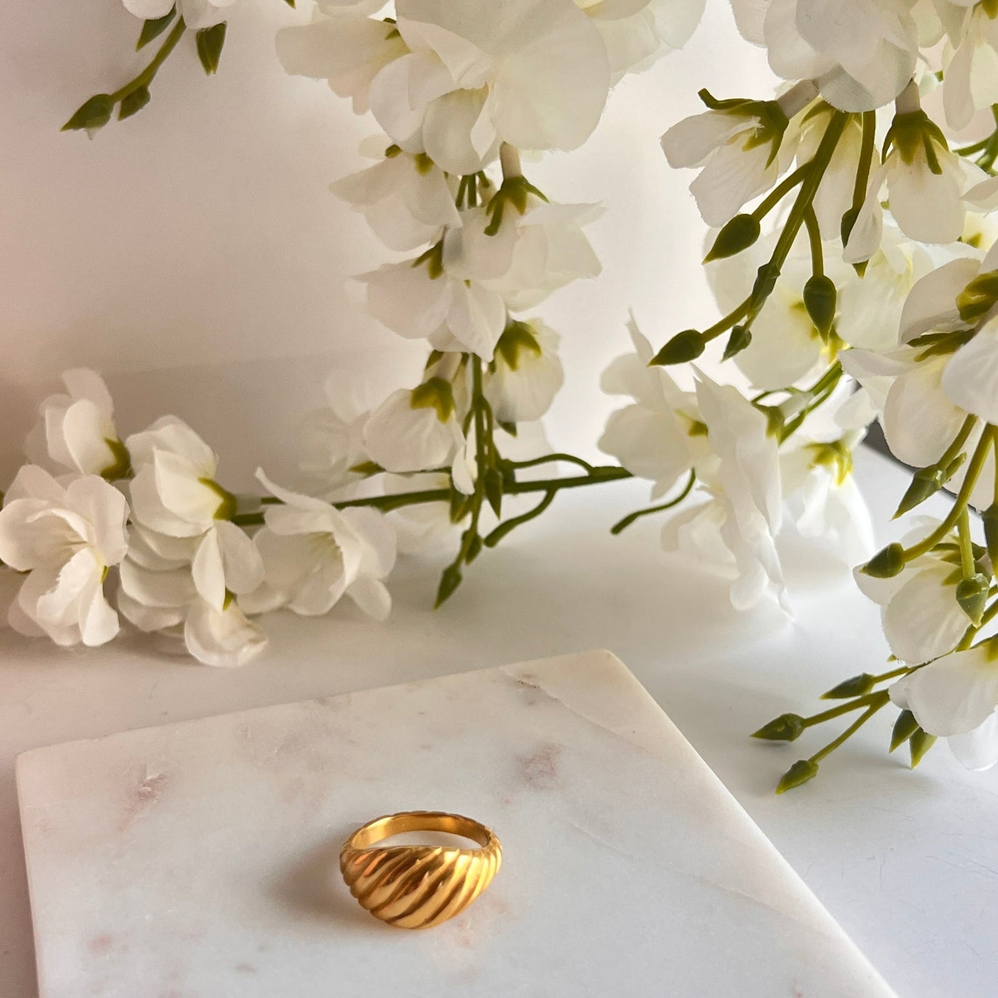 Thick Croissant Ring –  Classic Design