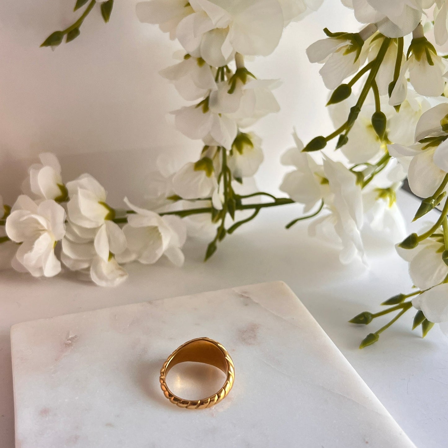 Thick Croissant Ring –  Classic Design