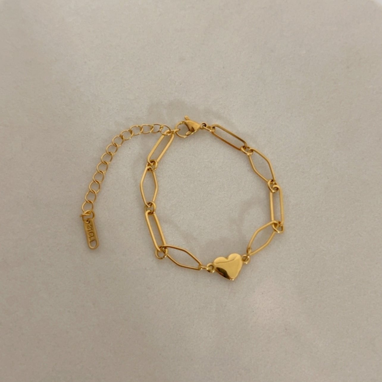 Heart Chain Bracelet