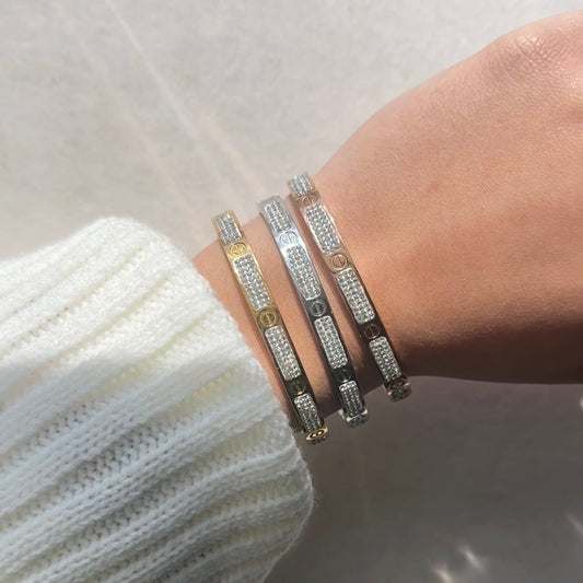 Classic Bangle Bracelet – Gold, Silver, Rose Gold