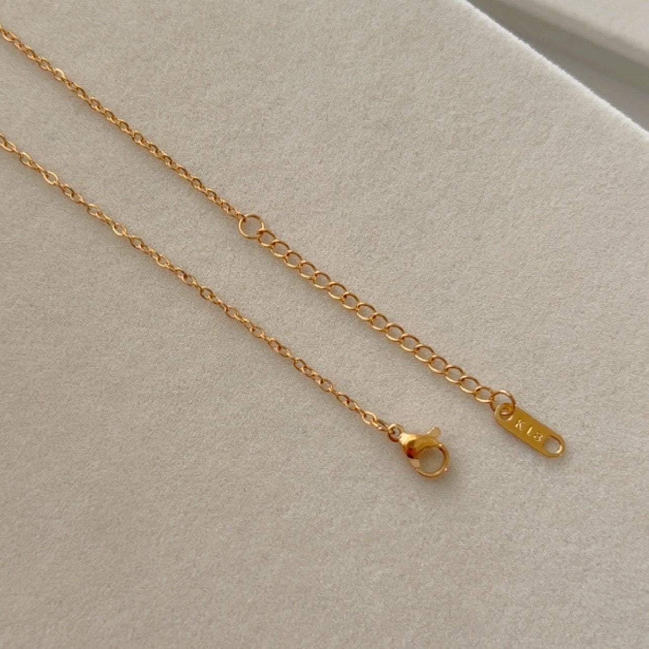 Single Clover Necklace  Stainless Steel  Multiple Colors