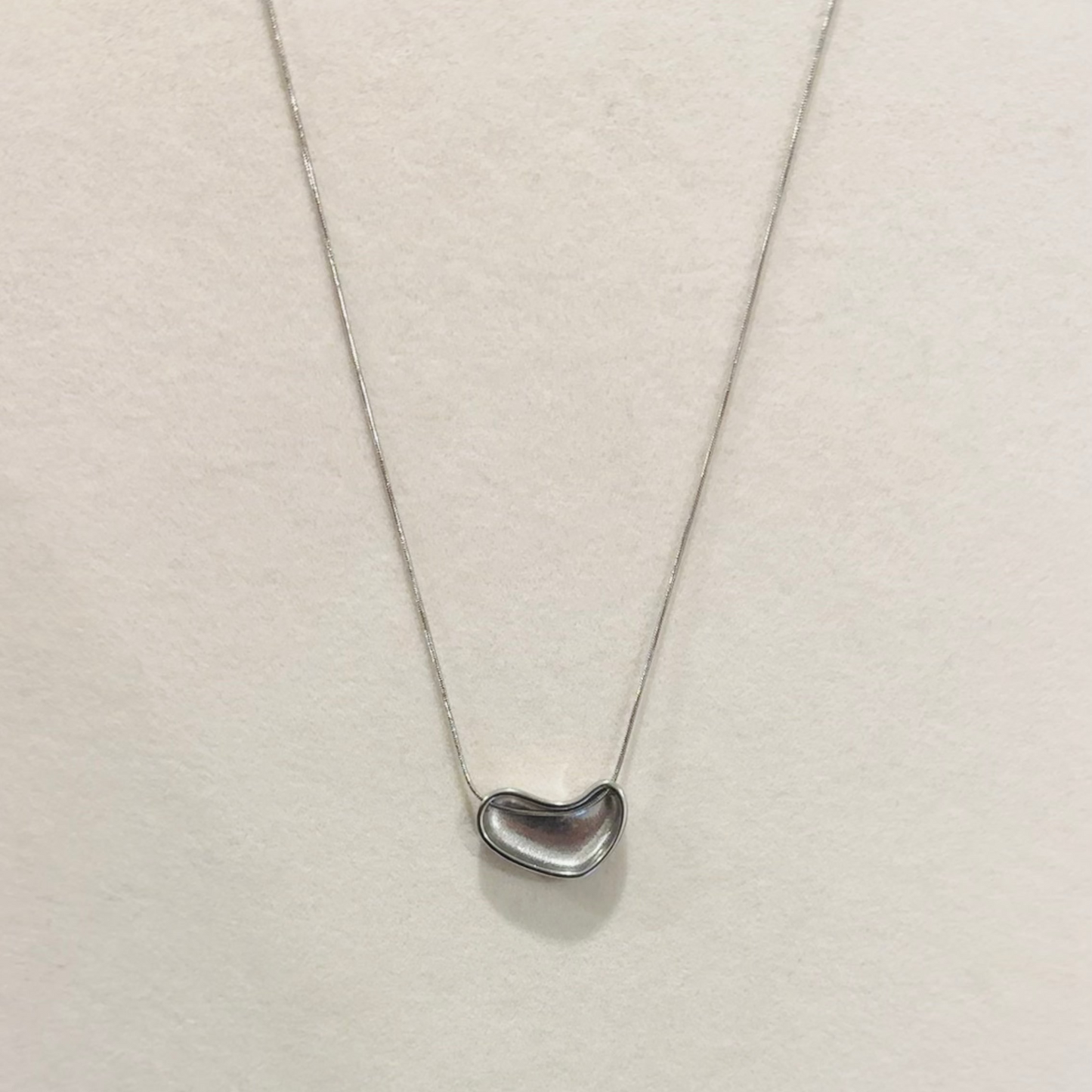 Stainless Steel Silver Necklaces  Heart and Padlock Designs Adjustable