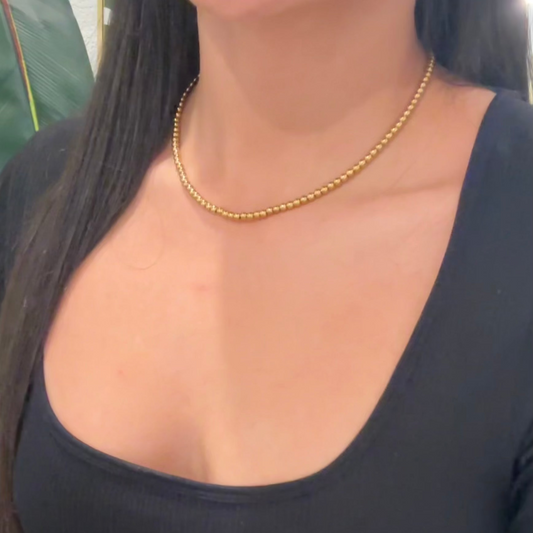 Beaded Chain Necklace – Multiple Sizes