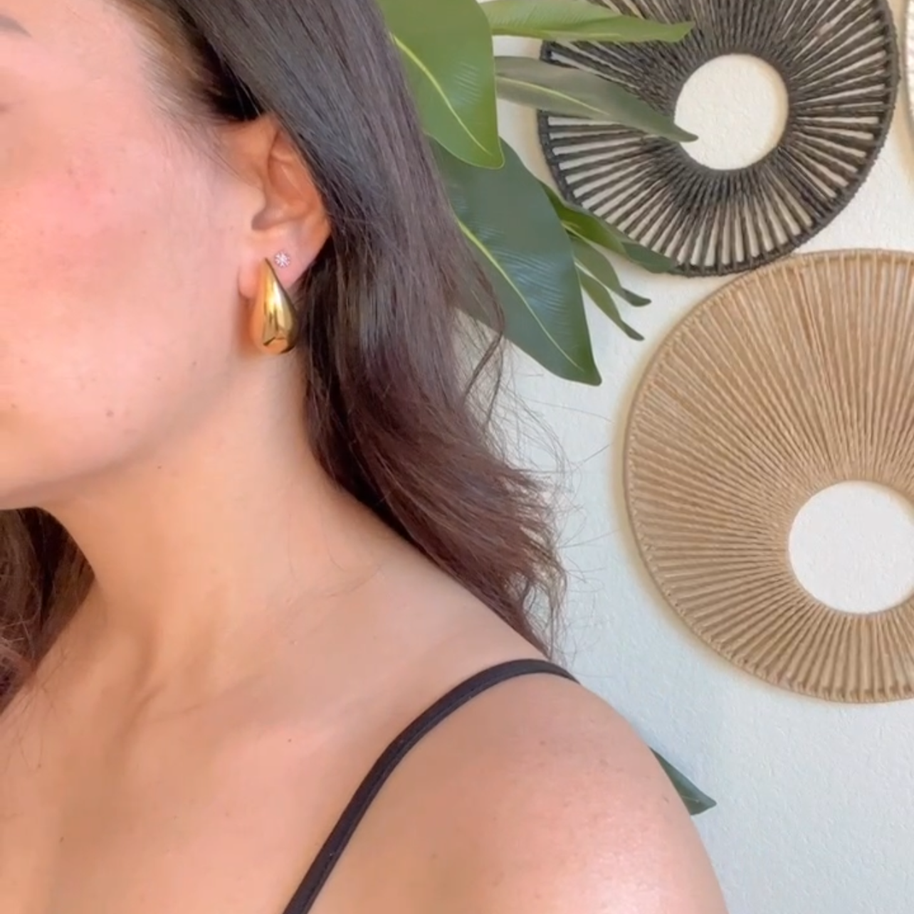 Dew - Gold and Silver Teardrop Earrings – Large and  Minimalist