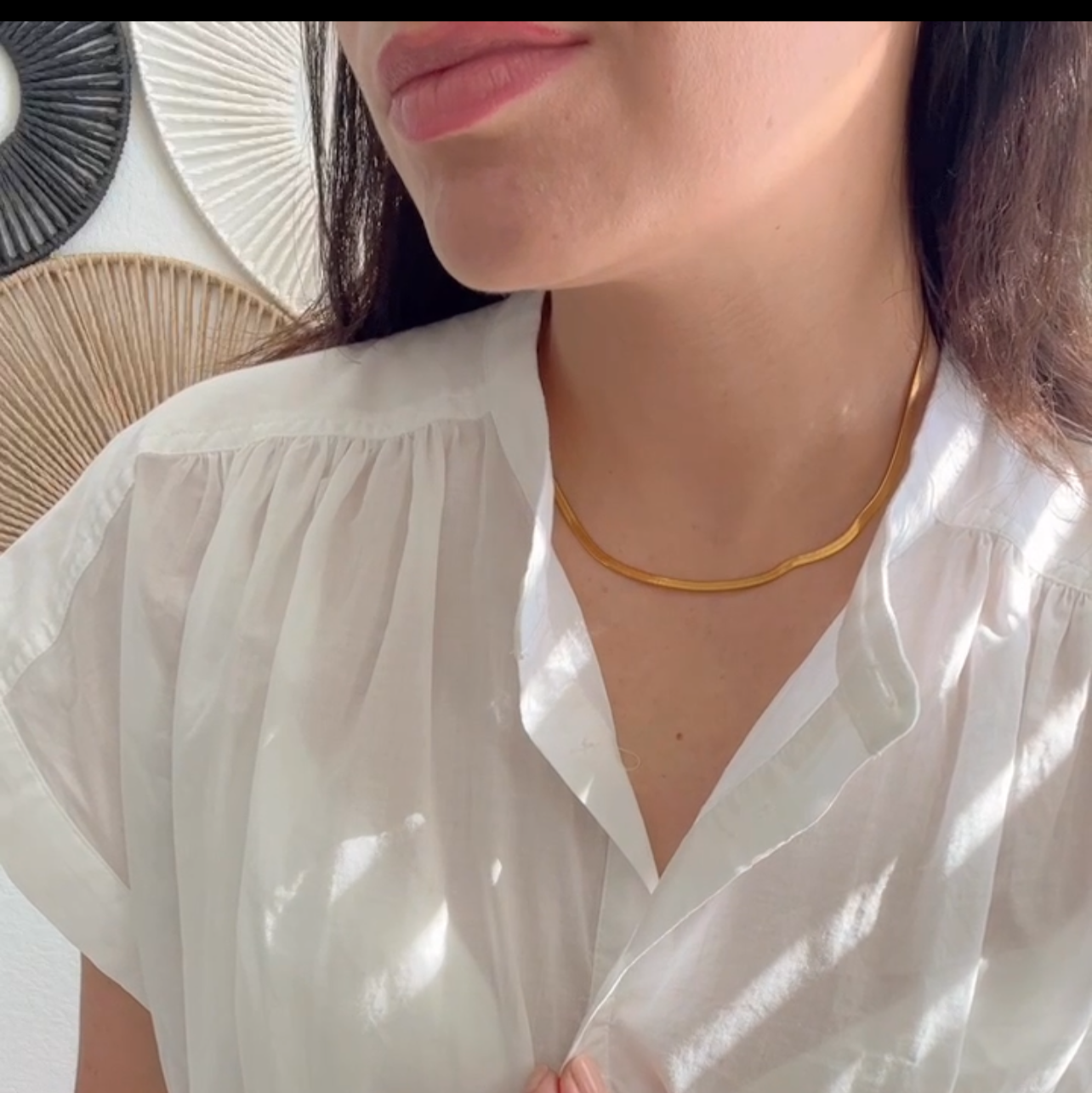 Herringbone Necklace – Stainless Steel Versatile Design