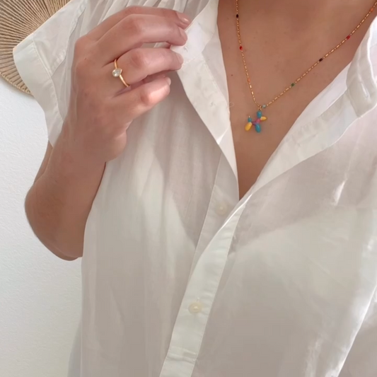 Smiley Face and Balloon Dog Pendant Necklaces