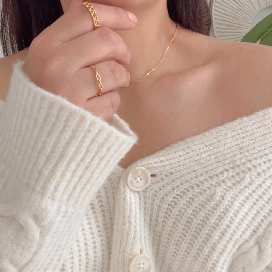 Adjustable Rings in 925 Silver Gold Plated, Multiple Designs