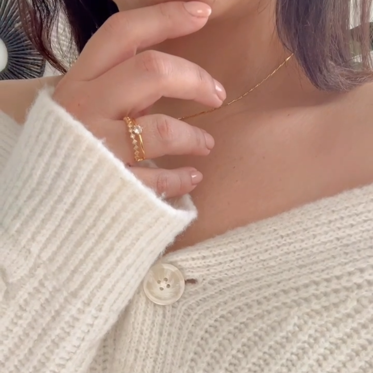 Adjustable Rings in 925 Silver Gold Plated, Multiple Designs