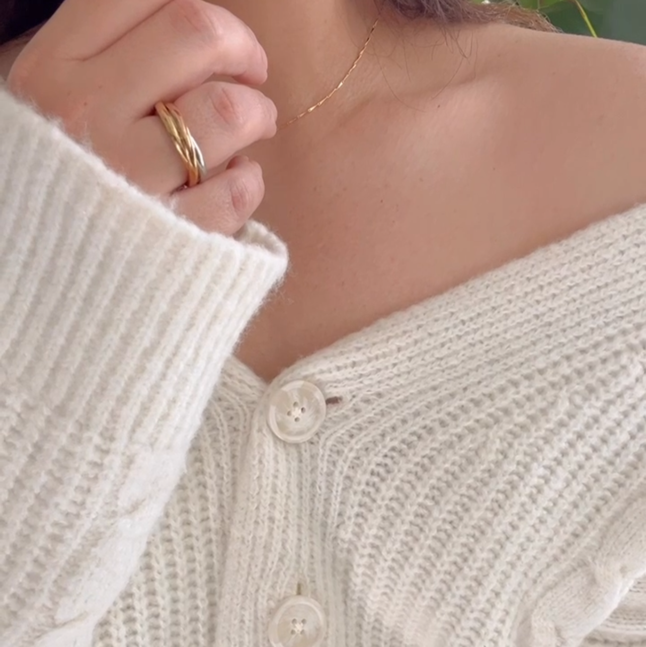 Three-Color Ring – Gold, Rose Gold and Silver