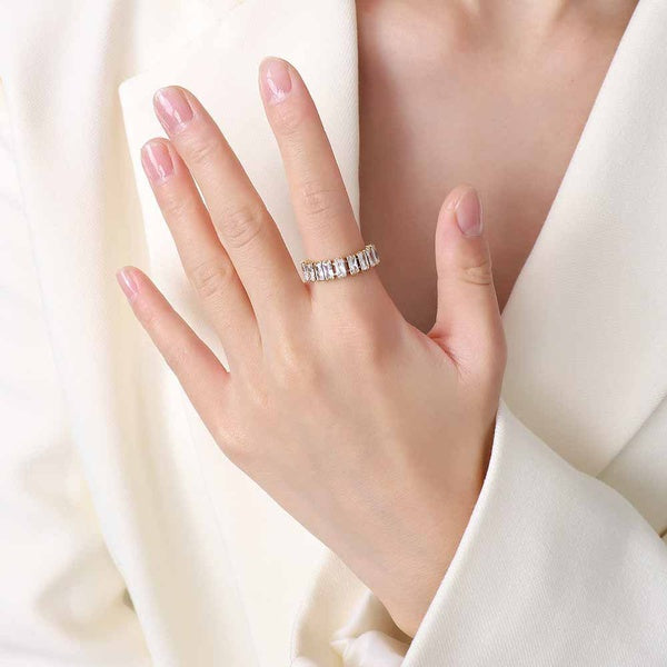 vaus Jewelry stainless steel mystery rings set