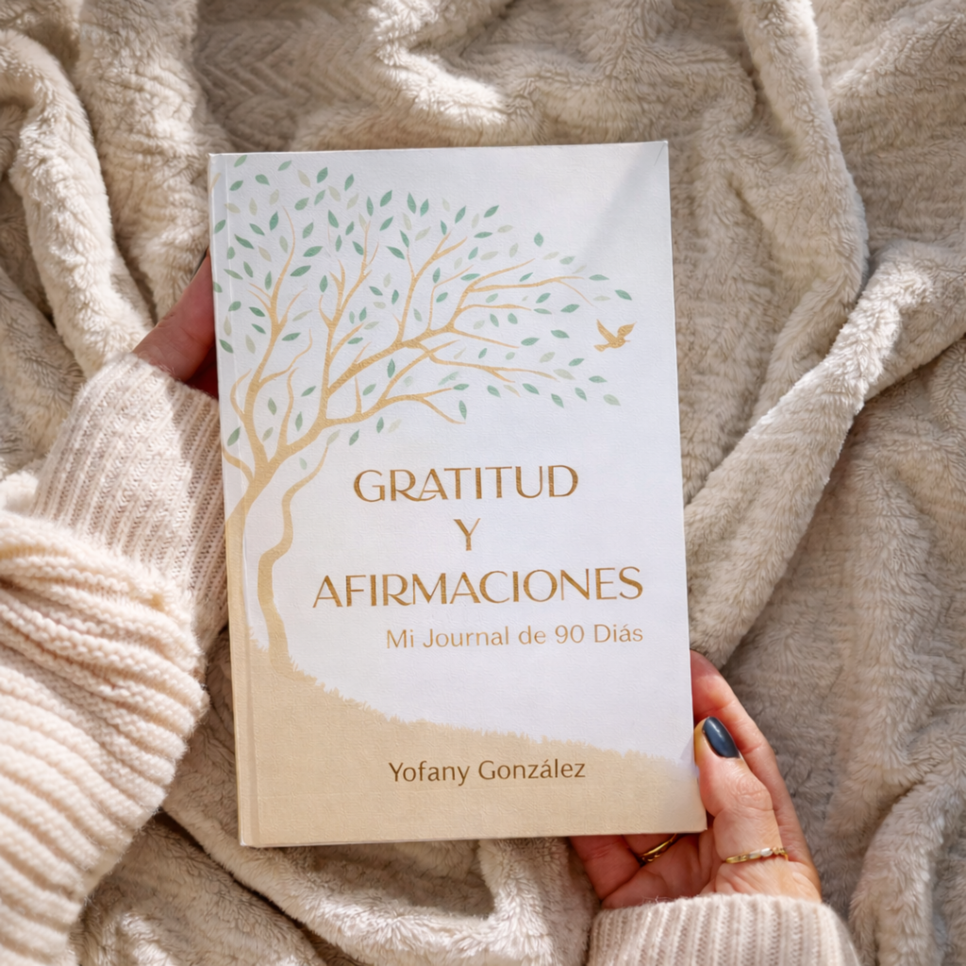 Journal de gratitud y afirmaciones en español, diario de 90 días para crear hábitos y bienestar emocional