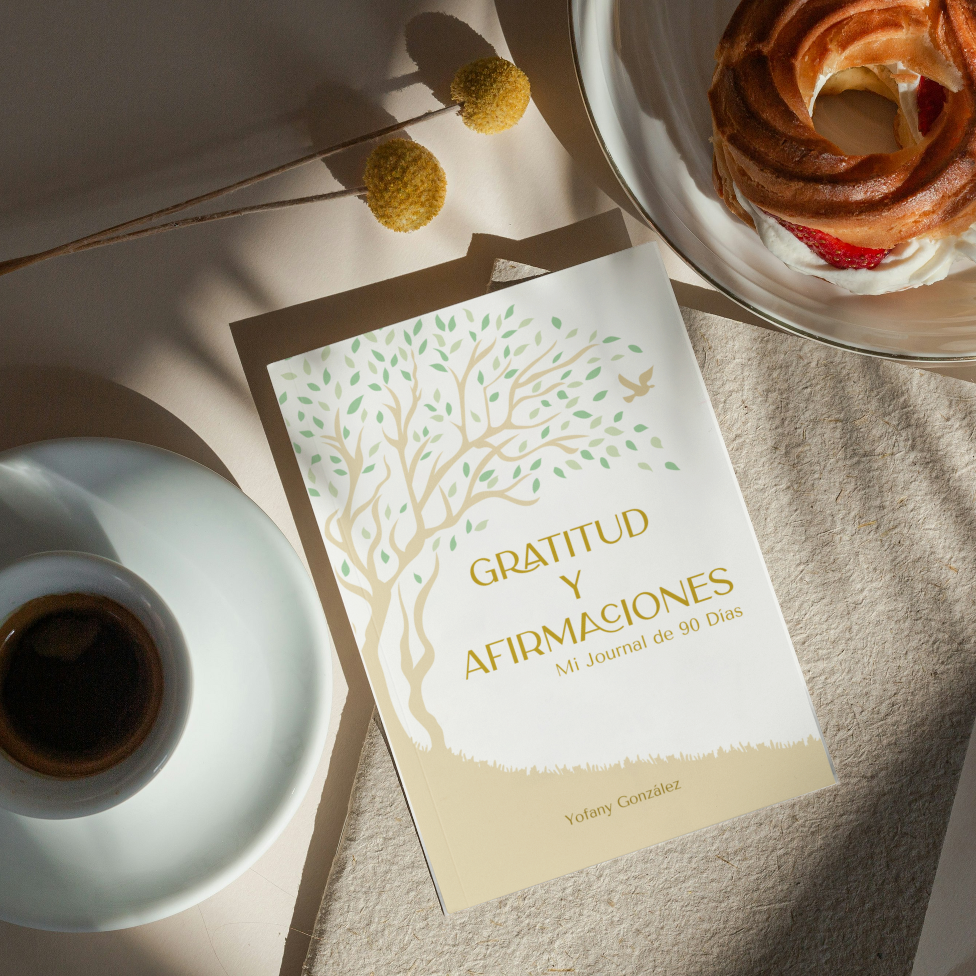 ournal de gratitud en español para mejorar bienestar emocional, claridad mental y enfoque diario